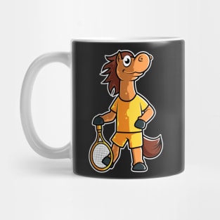 Horse Tennis Player Funny Coach graphic Mug